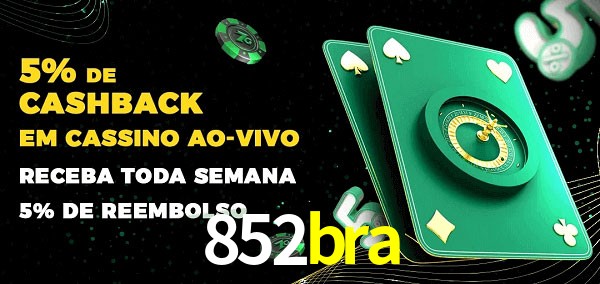 Promoções do cassino ao Vivo 852bra